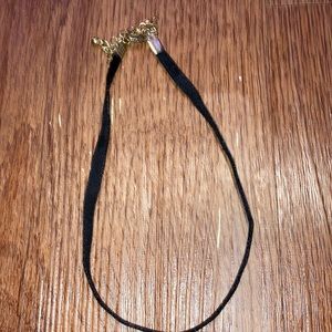 Black choker necklace